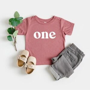 Turning “ONE” First birthday Tee!